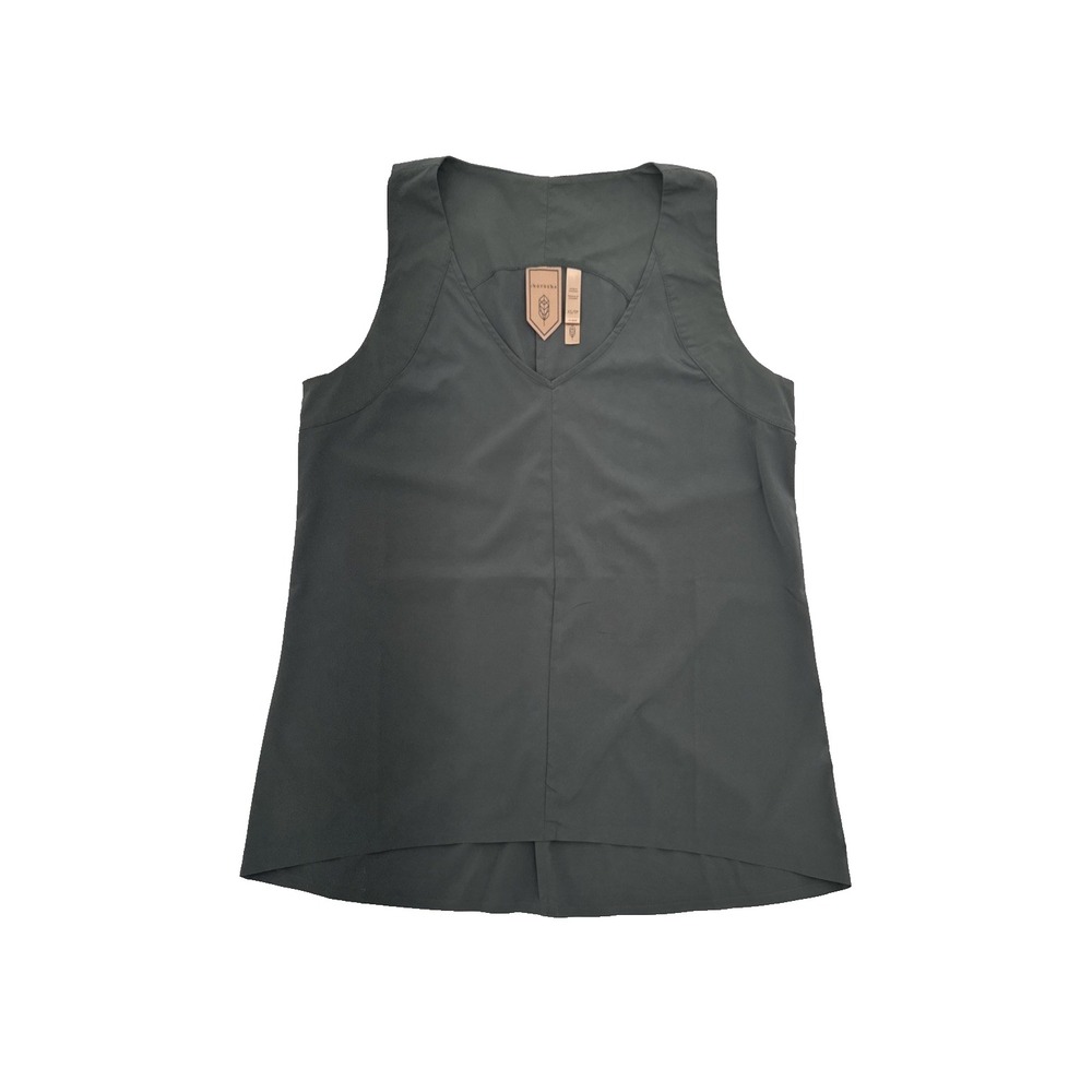 Indygena Halka Tank Top Green RECYCLED ATHLETIC material WOMENS tank size XS‎